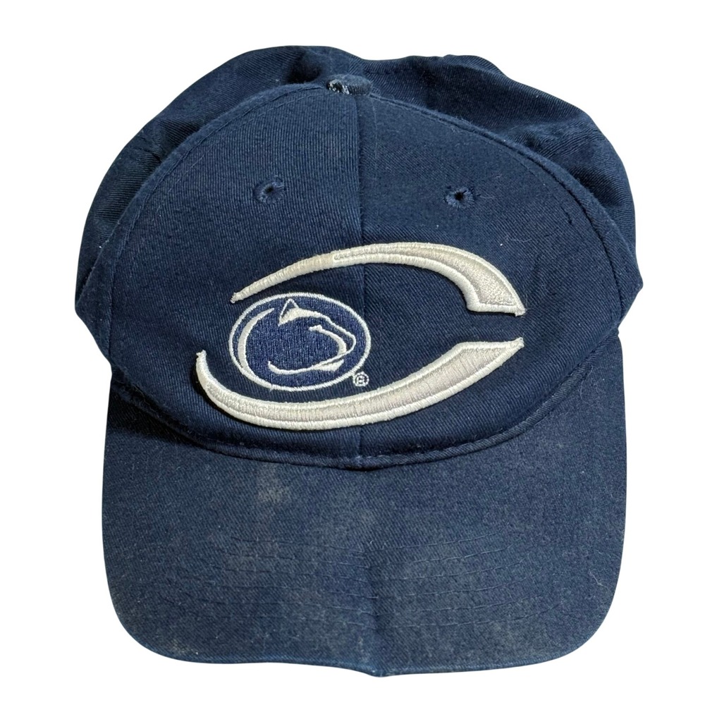 Penn State Nittany Lions Hat Navy Blue Adjustable Strapback Baseball‎ Cap PSU